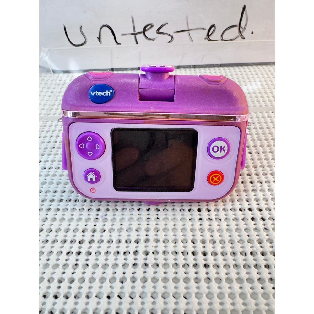 VTech Digital Camera Girls OS Purple Kidizoom Action Cam Untested SKU 1190 - Picture 2 of 9